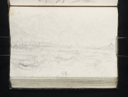 Joseph Mallord William Turner, ‘Aosta from Upstream’ 1836