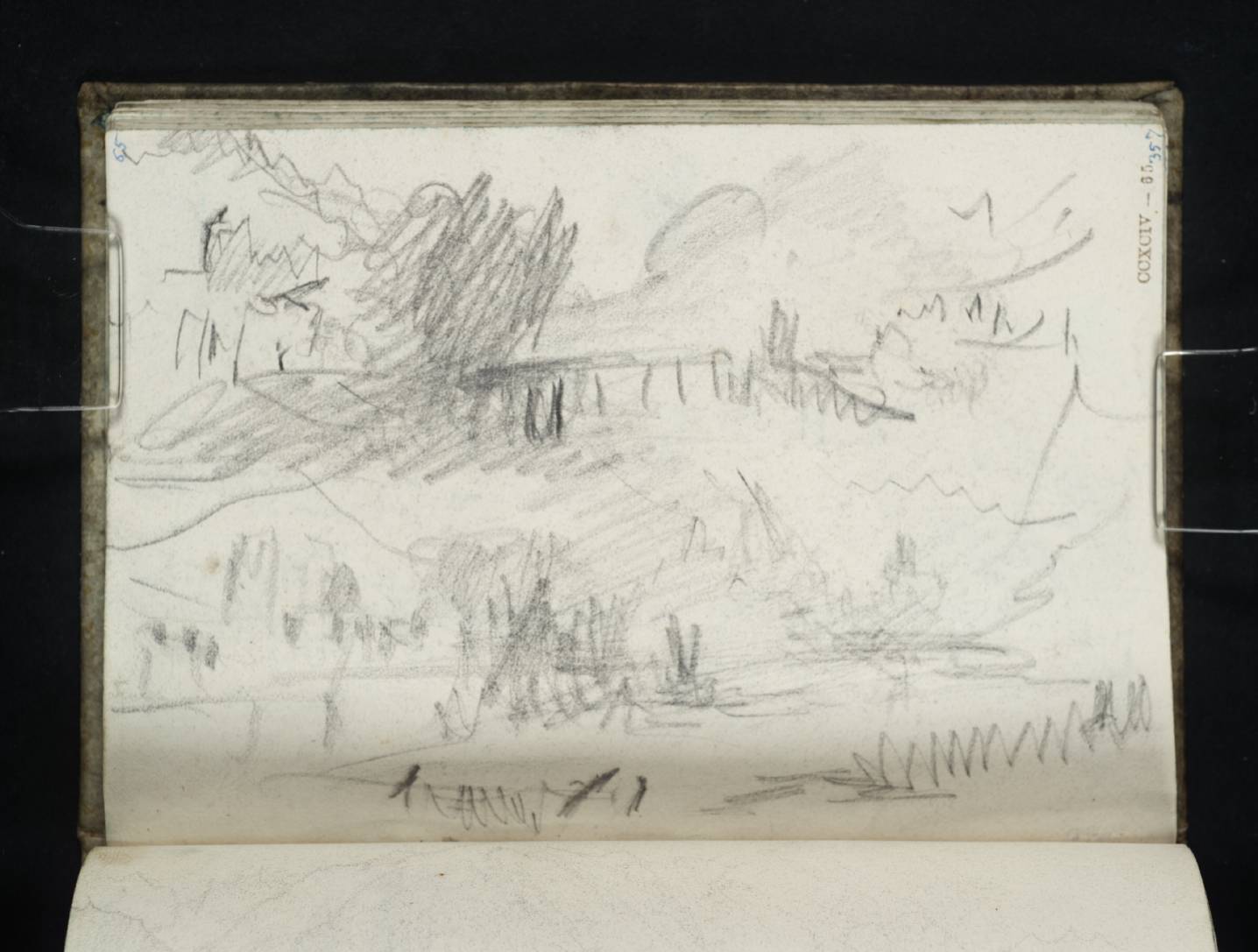 Two Sketches in the Val d’Aosta, Possibly near Issogne and Verres