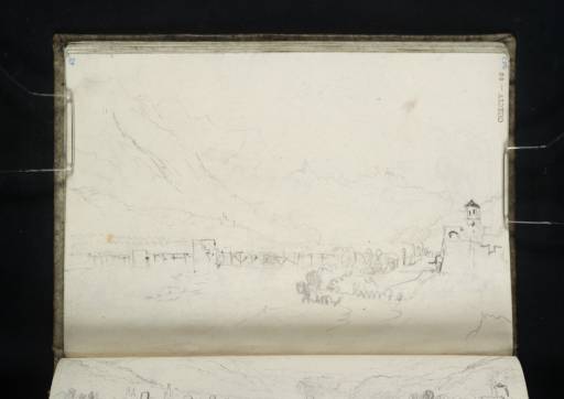 Joseph Mallord William Turner, ‘Aosta and the Ponte Suaz’ 1836