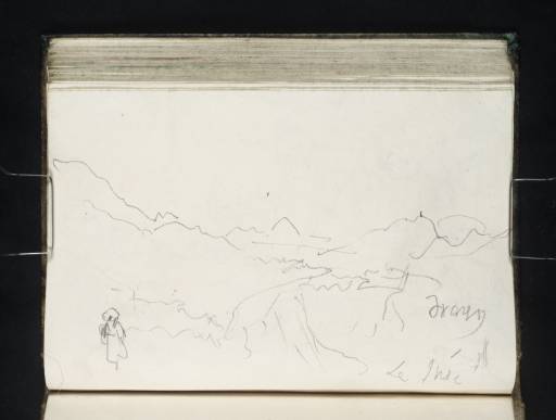 Joseph Mallord William Turner, ‘A Solitary Figure on a Road ,?the Mont Cenis Pass’ 1836