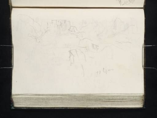 Joseph Mallord William Turner, ‘A Fort in a Mountain Valley; ?L'Esseillon in the Maurienne Valley’ 1836