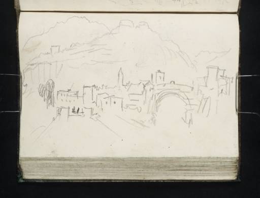 Joseph Mallord William Turner, ‘The Roman Bridge at Pont St Martin, Val d'Aosta’ 1836