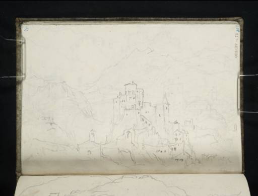 Joseph Mallord William Turner, ‘The Castle of St Pierre, Val d'Aosta, Looking to Mont Emilius’ 1836
