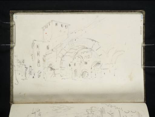 Joseph Mallord William Turner, ‘The Porta Praetoria, Aosta’ 1836