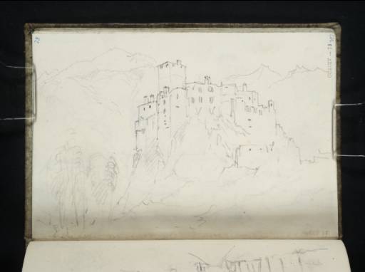 Joseph Mallord William Turner, ‘The Castle of St Pierre, Val d'Aosta, from the North’ 1836