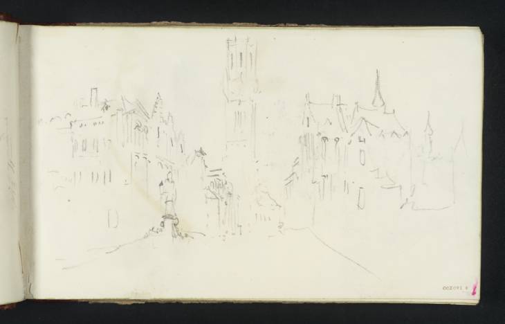 Joseph Mallord William Turner, ‘Bruges: The Belfry’ 1833