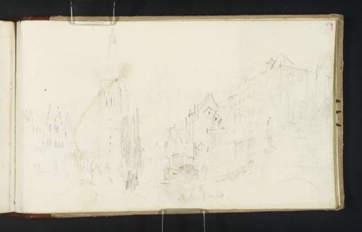 Joseph Mallord William Turner, ‘Bruges: The Church of Notre Dame’ 1833