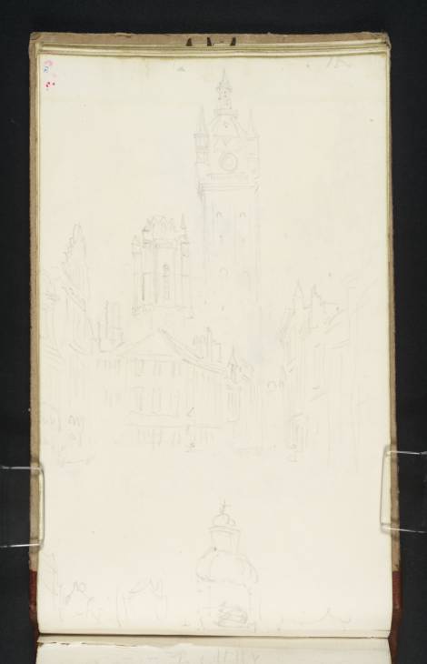 Joseph Mallord William Turner, ‘Ghent: St Bavo's Cathedral and Belfry; A Domed Building’ 1833
