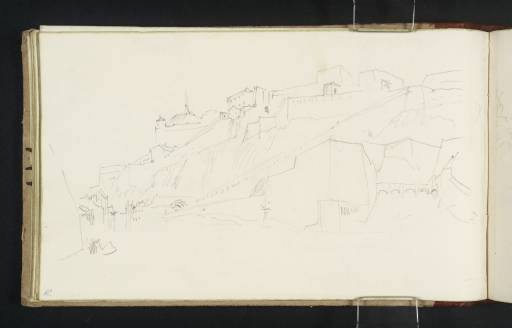 Joseph Mallord William Turner, ‘Namur: The Citadel from the Sambre, Showing the Rampe Verte (1815‑30) to the Terra Nova’ 1833