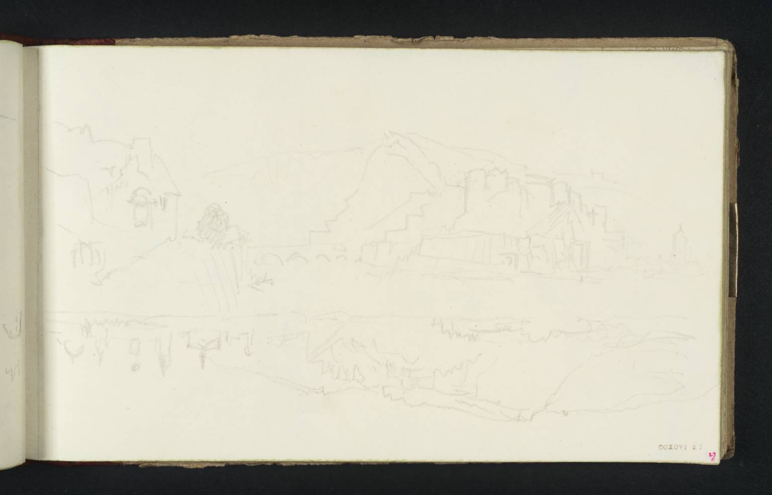 Two Sketches of Namur Looking up the Meuse