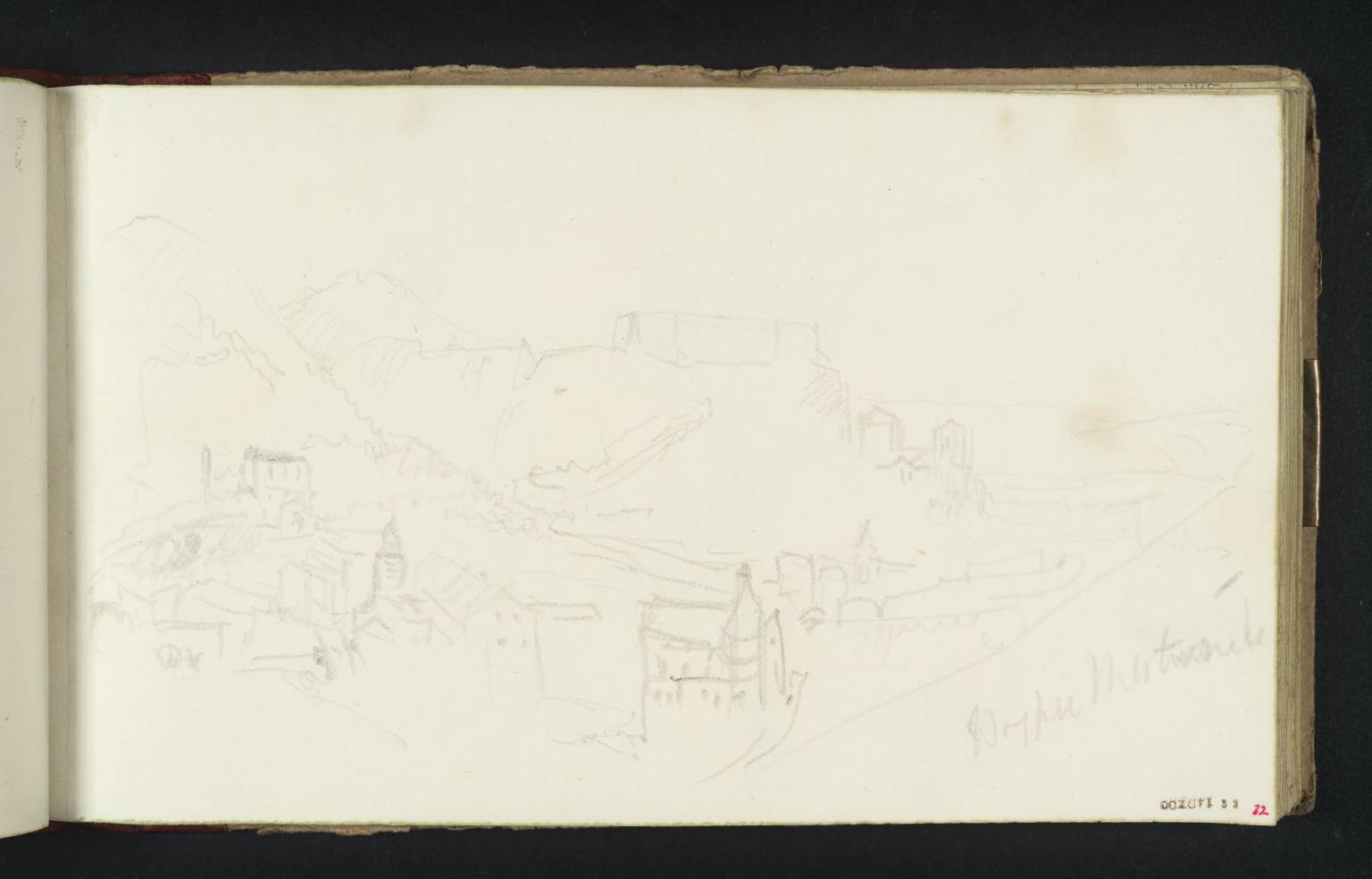 Huy: View from the South-East with the Citadel in the Distance