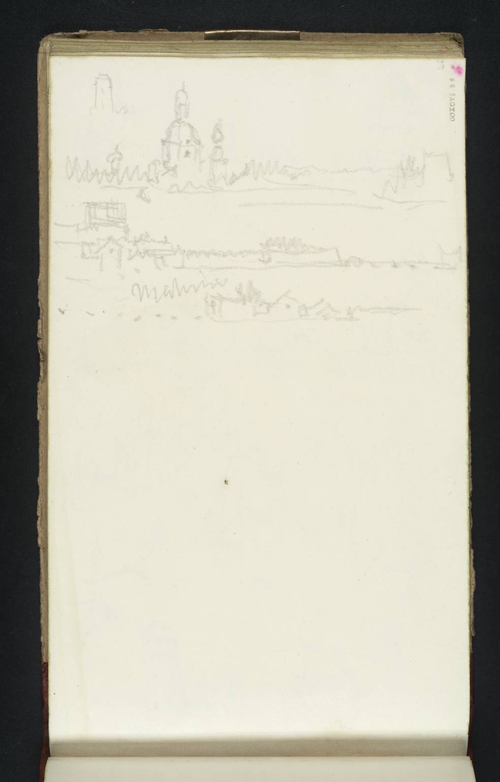 Mannheim: View from the Rhine (in Two Instalments) with the Observatory, Jesuits’ Church, Electoral Palace and Bridge of Boats