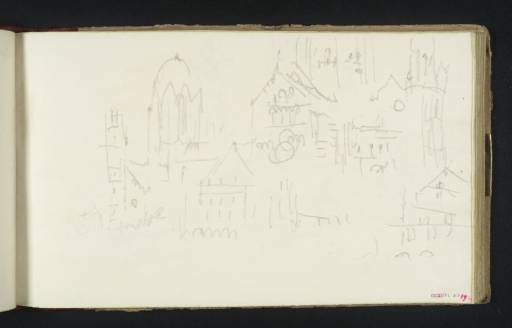 Joseph Mallord William Turner, ‘Mainz: The Cathedral from the North‑West’ 1833