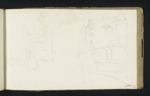 Joseph Mallord William Turner, ‘Mainz: The Cathedral from the East, with the Gutenberg House on the Right’ 1833