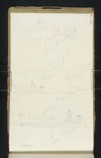 Joseph Mallord William Turner, ‘Castle; Eltville, from the Rhine’ 1833