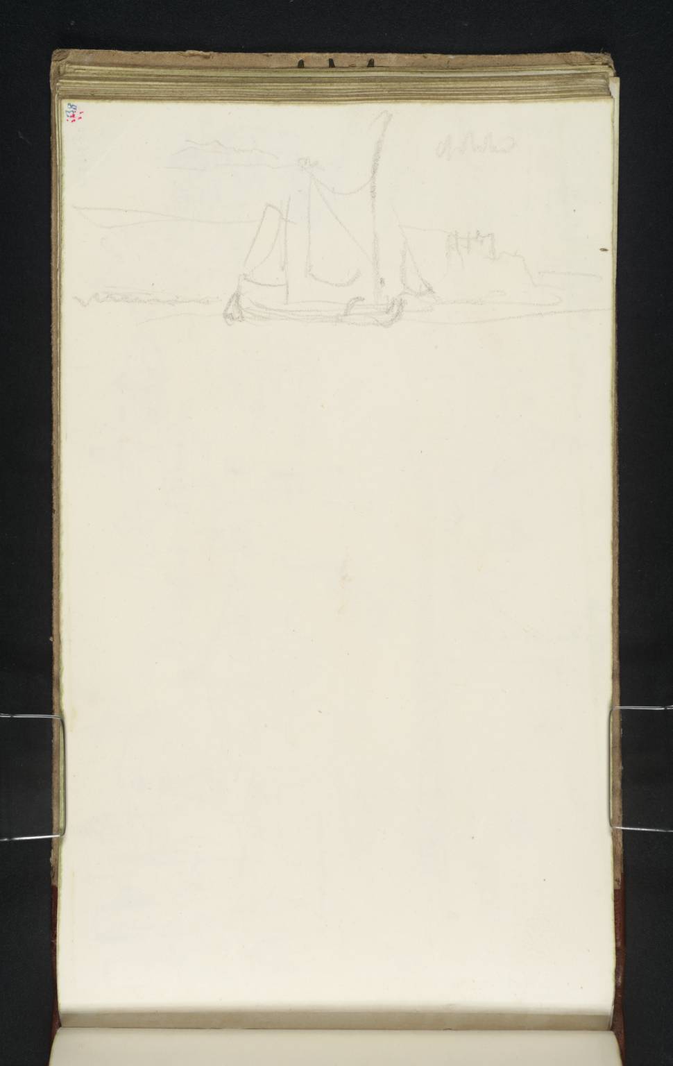 Sailing Boats on the Rhine with Oppenheim in the Distance