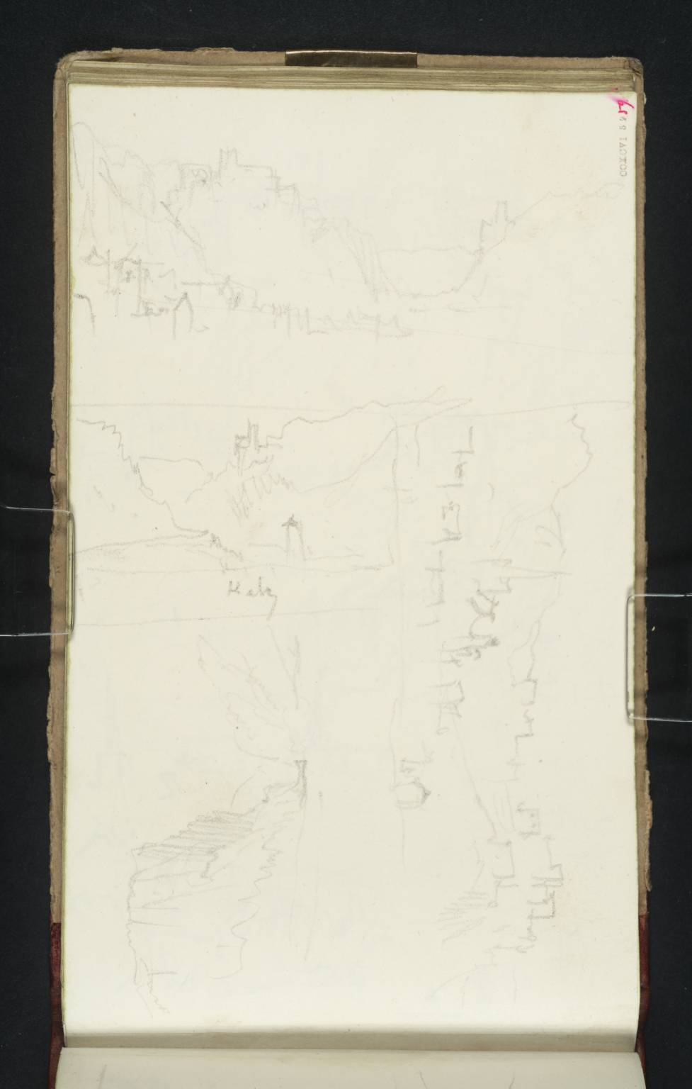 (1) Burg Rheinfels and St Goar, Looking Downstream; (2) Burg Katz and St Goarhausen, Looking Downstream from by the Lorelei; (3) The Lorelei, Looking Upstream; (4) St Goar and Burg Rheinfels from the Rhine