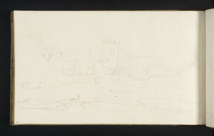 Joseph Mallord William Turner, ‘Namur: The Citadel and View down the Meuse; Kastel and the Entrance to the Main from Mainz’ 1833
