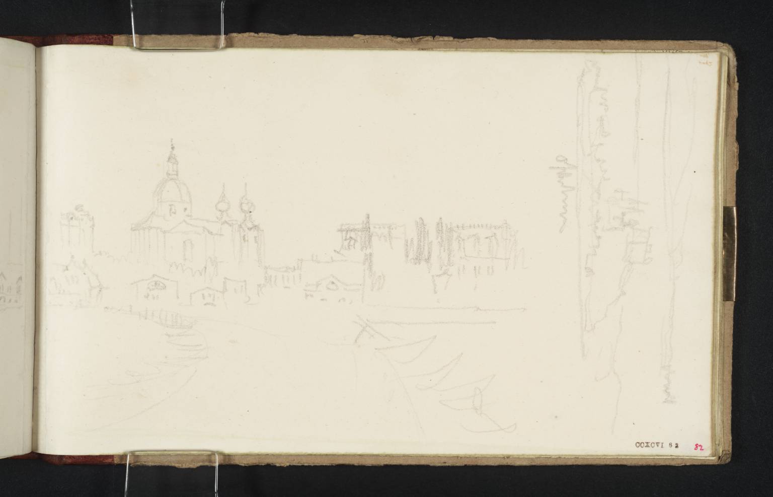 Mannheim: View across the Bridge of Boats on the Rhine, Showing the Bridge over the Canal Linking the Rhine and the Neckar, the Jesuit’s Church and the Electoral Palace; Oppenheim from the Rhine