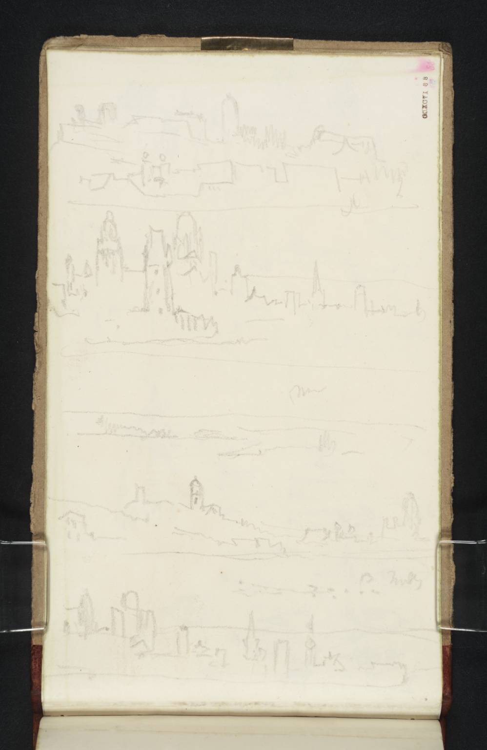 Mainz: Five Sketches Looking Downstream