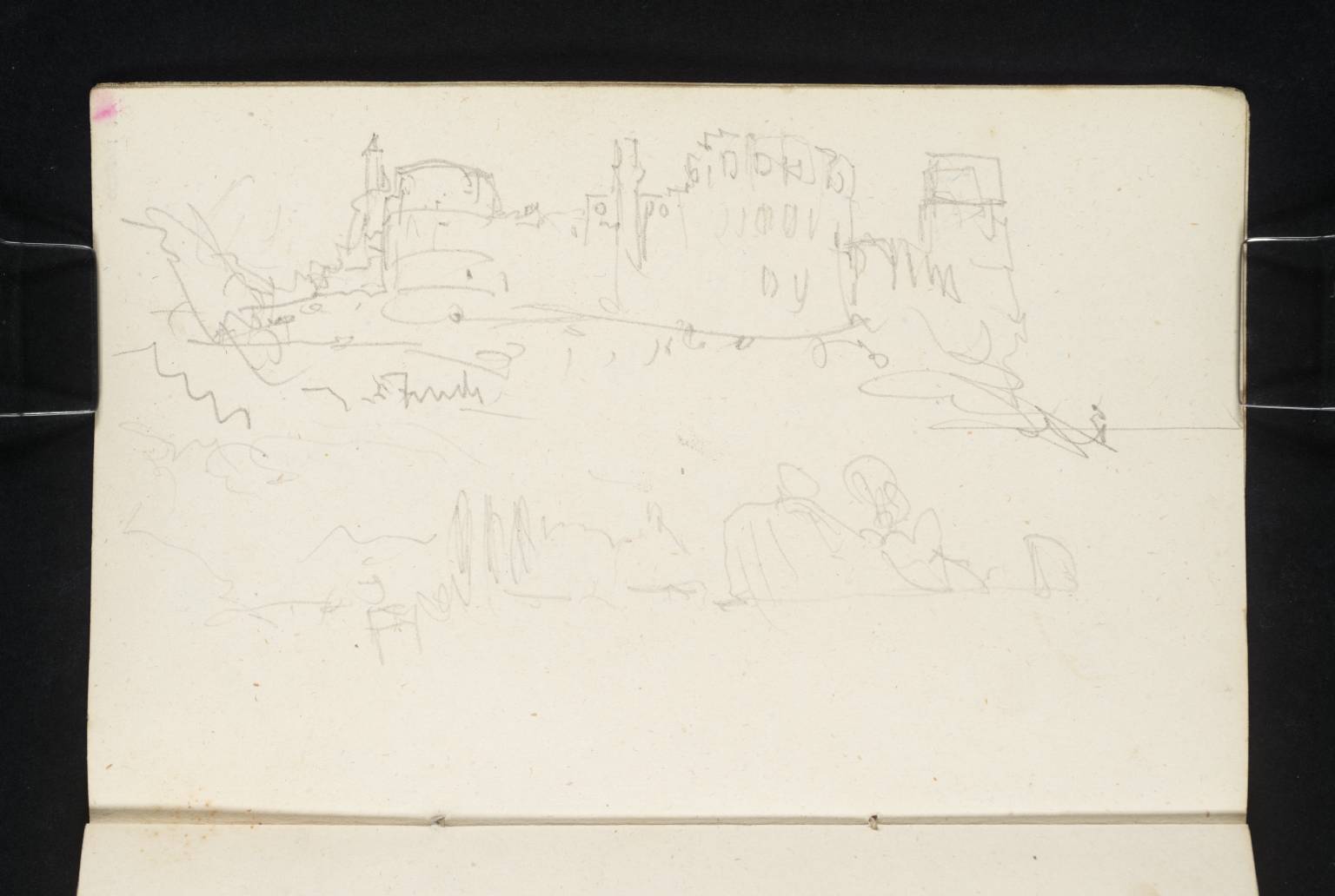 (1) Heidelberg: The Castle from the Hillside to the East; (2) Mountains