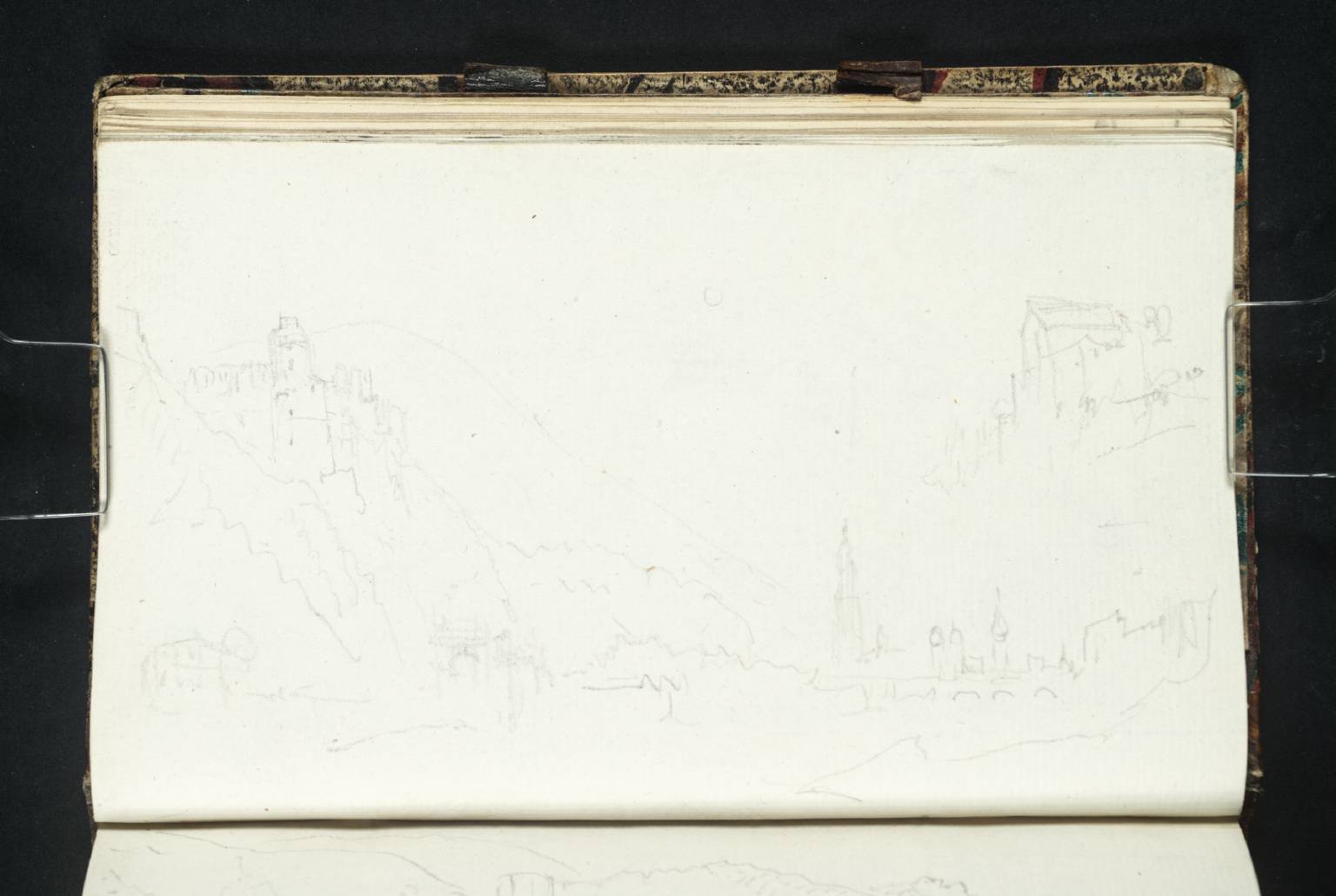 Heidelberg: View down the Neckar from East of the Town