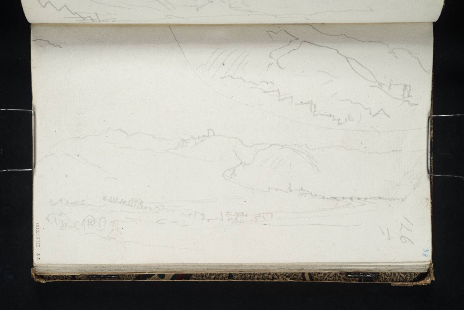 Plain and Hills near Stuttgart, with Detail in the Sky