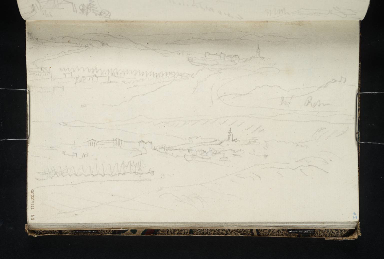 Two Distant Views of Stuttgart, with Schloss Rosenstein (1824-9) on the Left