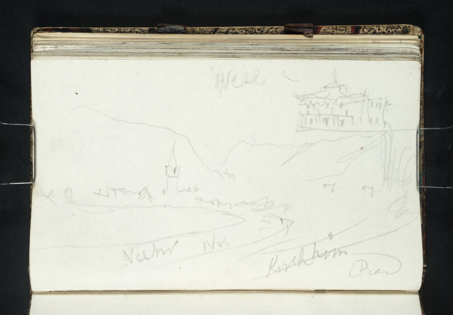 (1) Schlösschen Weil, near Esslingen; (2) View on the Neckar