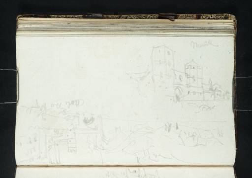 Joseph Mallord William Turner, ‘Munich: The Sendlinger Tor; Landscape; Munich: The Karlstor’ 1833