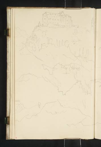 Joseph Mallord William Turner, ‘Arnsdorf and Spitz on the River Danube; Schloss Greinburg’ 1840