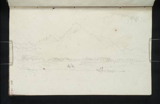 Joseph Mallord William Turner, ‘View West over the Salzach towards the Watzmann and Untersberg (Continued in Sky)’ 1833