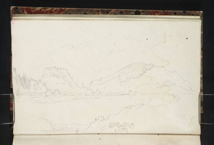 Joseph Mallord William Turner, ‘Salzburg: View down the Salzach to the City; Salzburg: Closer Detail Showing the Kapuzinerkloster’ 1833