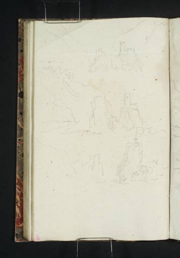 Joseph Mallord William Turner, ‘Three Sketches of the Strudel’ 1833