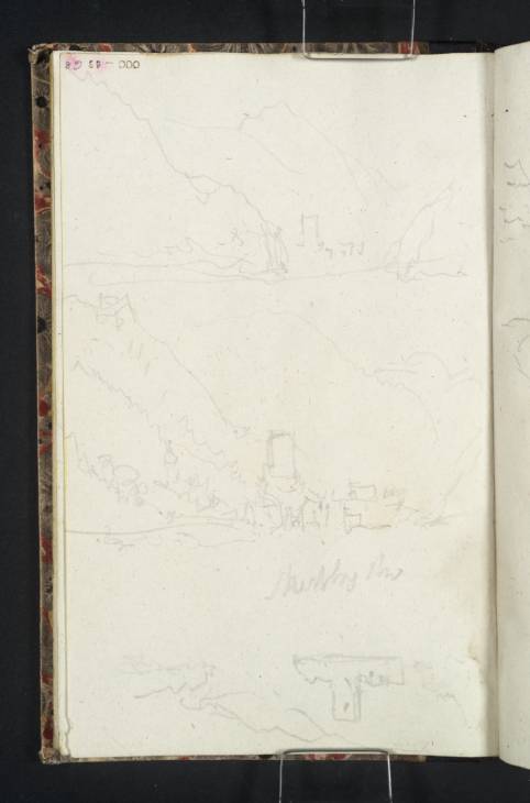 Joseph Mallord William Turner, ‘The Hausstein; Sarmingstein, Looking Upstream’ 1833