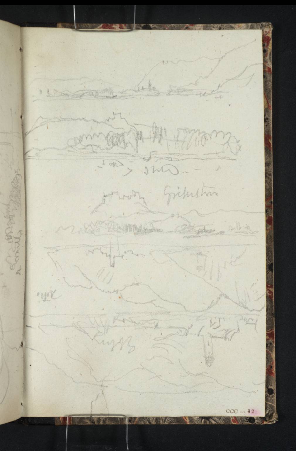 (1)-(3) The Danube close to Vienna, Two Showing Kreuzenstein Castle; (4) (5) Village on the Danube
