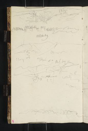 Joseph Mallord William Turner, ‘Carriage Sketches ?Taken on the Road to Teplitz’ 1835