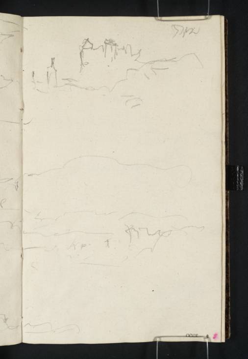 Joseph Mallord William Turner, ‘Carriage Sketches of Hills and Buildings ?Taken on the Road to Teplitz’ 1835