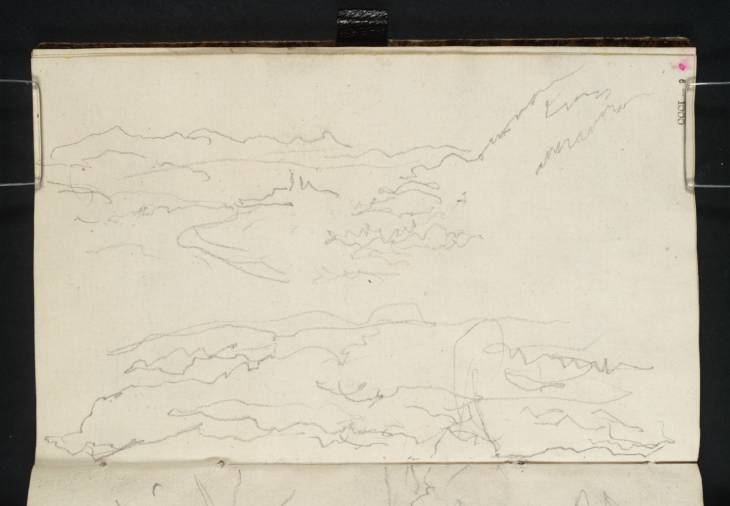 Joseph Mallord William Turner, ‘Carriage Sketches of Hills ?Taken on the Road to Teplitz’ 1835