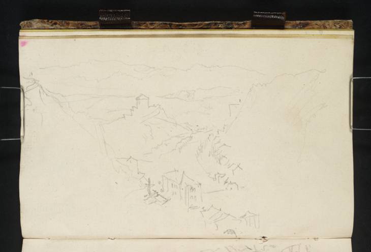 Joseph Mallord William Turner, ‘Teplitz: View from the South-East to the Königshöhe and Stefanshöhe’ 1835