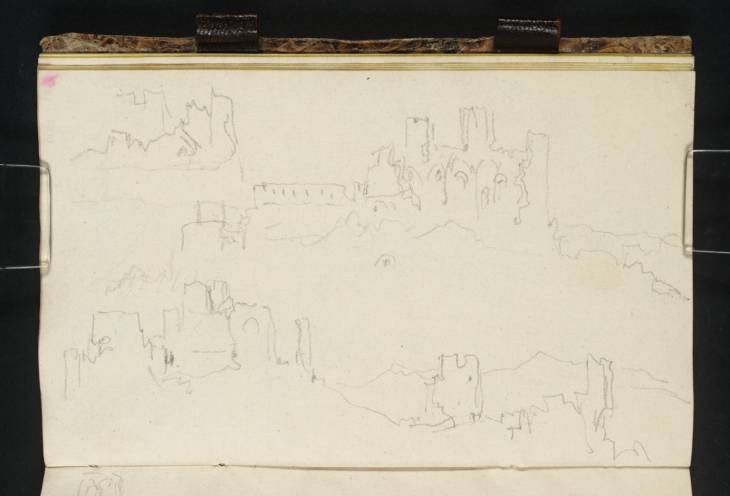 Joseph Mallord William Turner, ‘Teplitz: Four Sketches of the Castle on the Schlossberg’ 1835