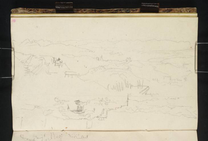 Joseph Mallord William Turner, ‘Teplitz: The Castle on the Schlossberg and the View from It’ 1835