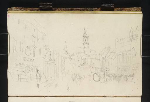 Joseph Mallord William Turner, ‘View in a Town (Probably Teplitz)’ 1835