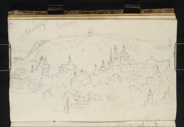 Joseph Mallord William Turner, ‘Prague: View from Letná Hill to Petrín Hill and the Little Quarter with St Nicholas's Church in the Middle Ground’ 1835