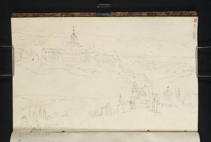 Joseph Mallord William Turner, ‘Prague: Hradcany and the Little Quarter from the Hill to the South-West, with an Extensive Prospect down the Vltava (in Two Instalments)’ 1835