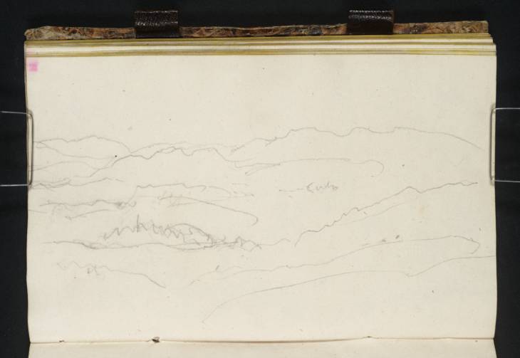 Joseph Mallord William Turner, ‘Prospect of Hills, with the Site of the Battle of Kulm’ 1835