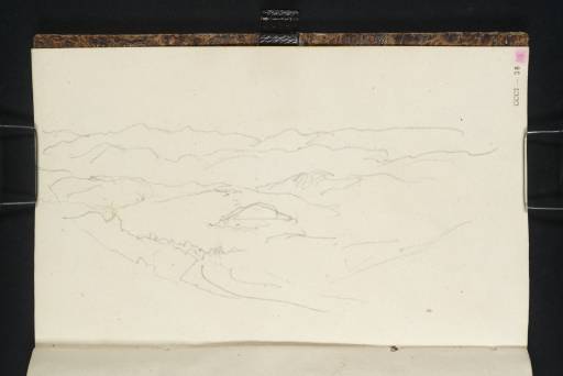 Joseph Mallord William Turner, ‘Prospect of Hills, Probably near Kulm’ 1835