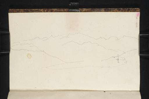 Joseph Mallord William Turner, ‘Prospect of Hills, Probably near Nollendorf’ 1835