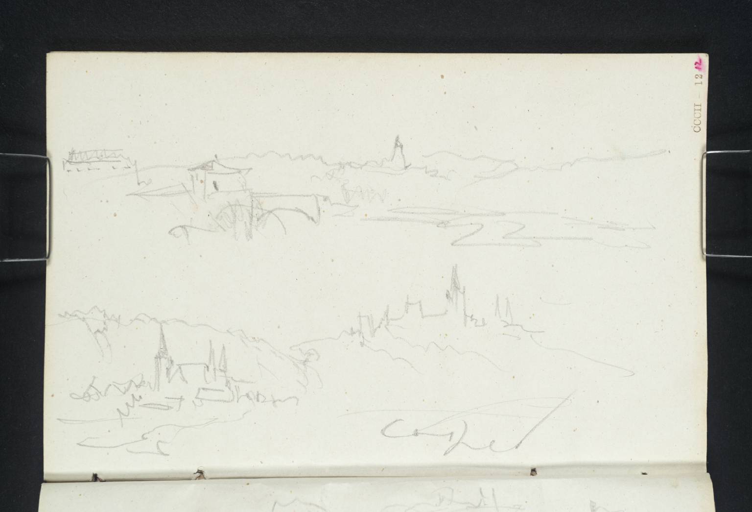(1) Distant View of Wimpfen; (2) Wimpfen, with the Benediktinenkloster