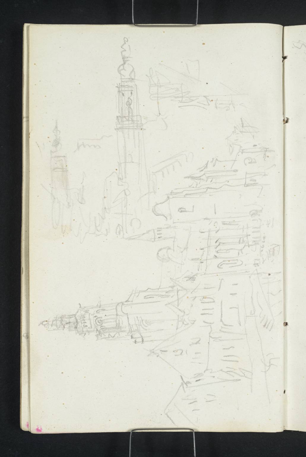 (1) Heilbronn: The Spires of the Deutschhauskirche and St Kilian’s Church; (2) Heilbronn: St Kilian’s Church